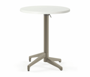 White 2 Seater Complete Flip Top Table
