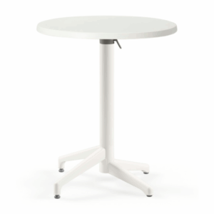 White 2 Seater Complete Flip Top Table