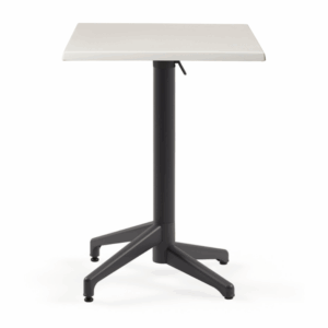 White 2 Seater Complete Flip Top Table