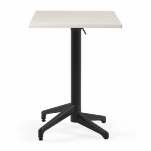 White 2 Seater Complete Flip Top Table