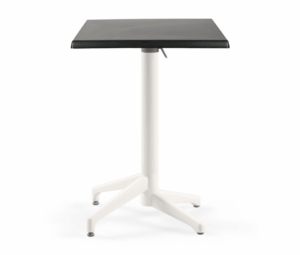 Black 2 Seater Complete Flip Top Table