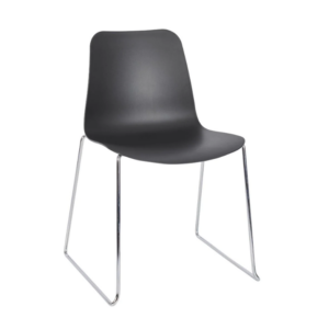 Trafford Sled Base Chair- Chrome Frame