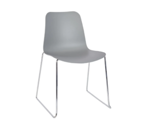 Trafford Sled Base Chair- Chrome Frame