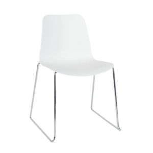 Trafford Sled Base Chair- Chrome Frame