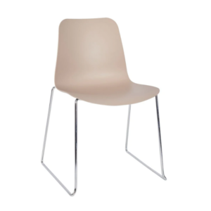 Trafford Sled Base Chair- Chrome Frame
