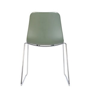 Trafford Sled Base Chair- Chrome Frame
