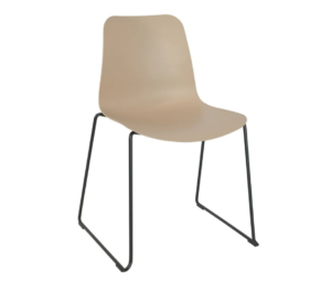 Trafford Sled Base Chair - Black Frame