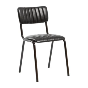 Vintage Faux Leather Dining Chair
