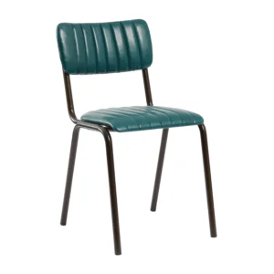 Vintage Faux Leather Dining Chair