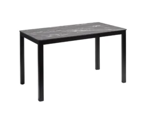 Black Marble Rectangular Dining Table