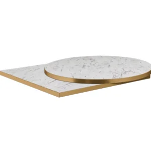 White Marble Laminate Tops