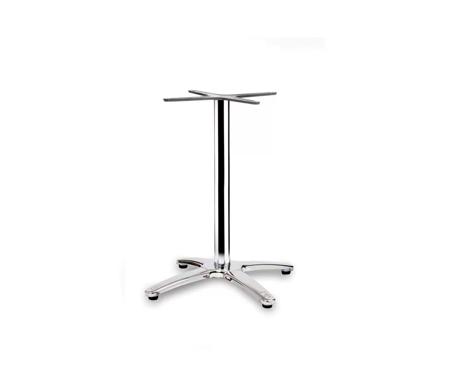 Fresh 4 Leg Chrome Dining Table