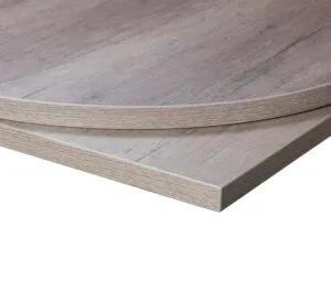 Grey Nebraska Oak MFC Table Tops