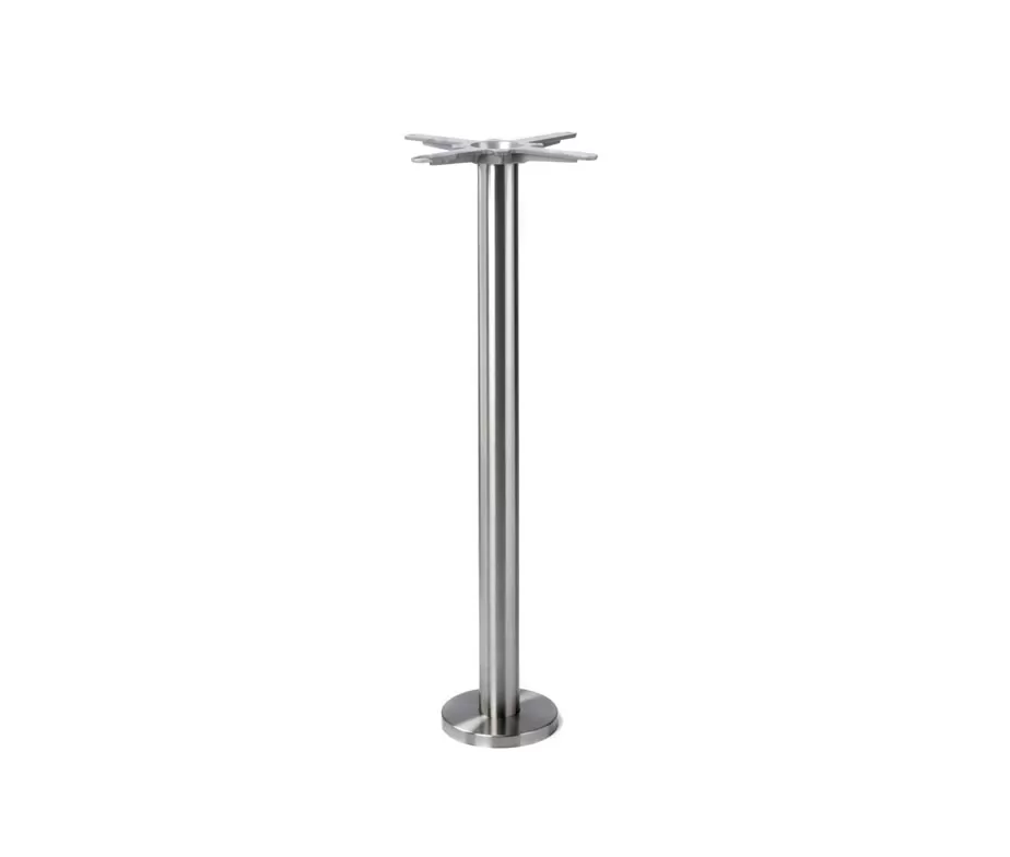 Floor Fixed Stainless Poseur Tables