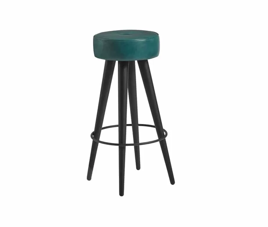 Vintage Leather Bar Stools