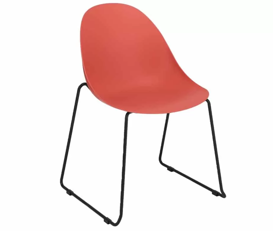 Vivid Side Chair Skid Frame