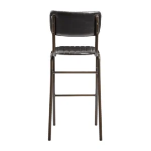 Vintage Faux Leather Bar Chair