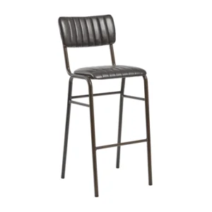 Vintage Faux Leather Bar Chair