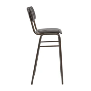 Vintage Faux Leather Bar Chair