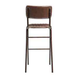 Vintage Faux Leather Bar Chair