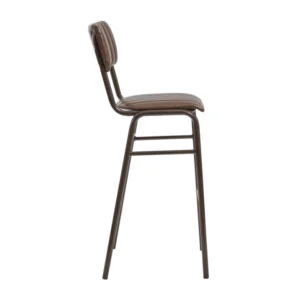 Vintage Faux Leather Bar Chair