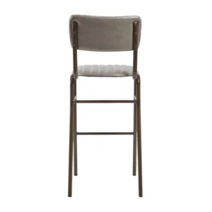 Vintage Faux Leather Bar Chair