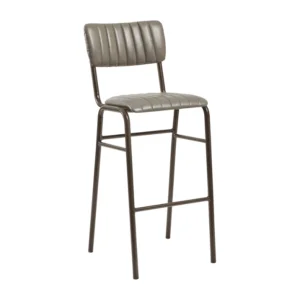 Vintage Faux Leather Bar Chair
