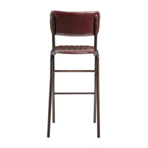 Vintage Faux Leather Bar Chair