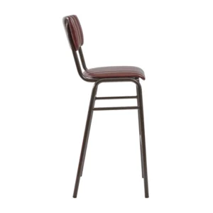 Vintage Faux Leather Bar Chair