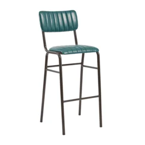 Vintage Faux Leather Bar Chair