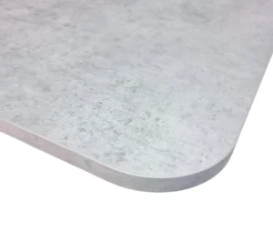 Radius Corner for a Concrete MFC Table Top
