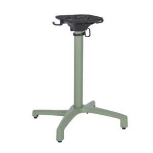 green flip top table base