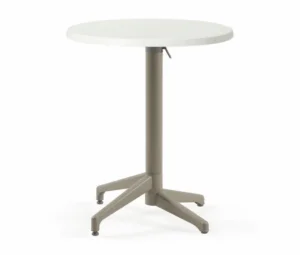 White 2 Seater Complete Flip Top Table
